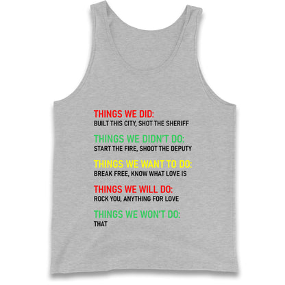 Bob Marley Music Tank Top