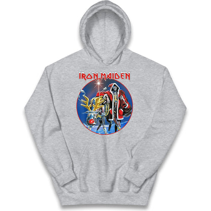 Iron Maiden Christmas Kids Hoodie