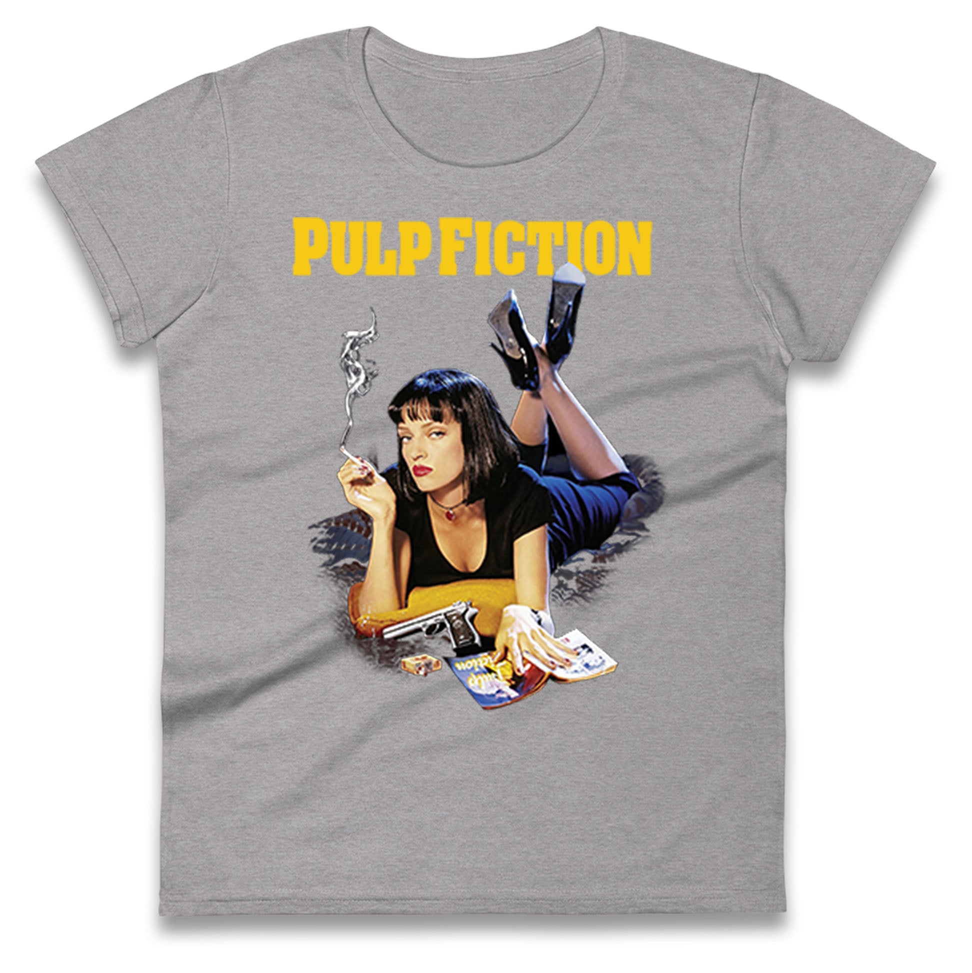 Uma Thurman Pulp Fiction Ladies T Shirt