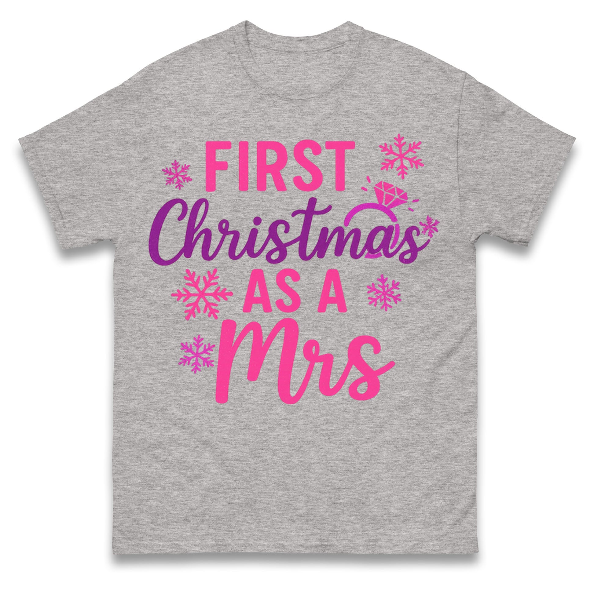 First Christmas As A Mrs T Shirt