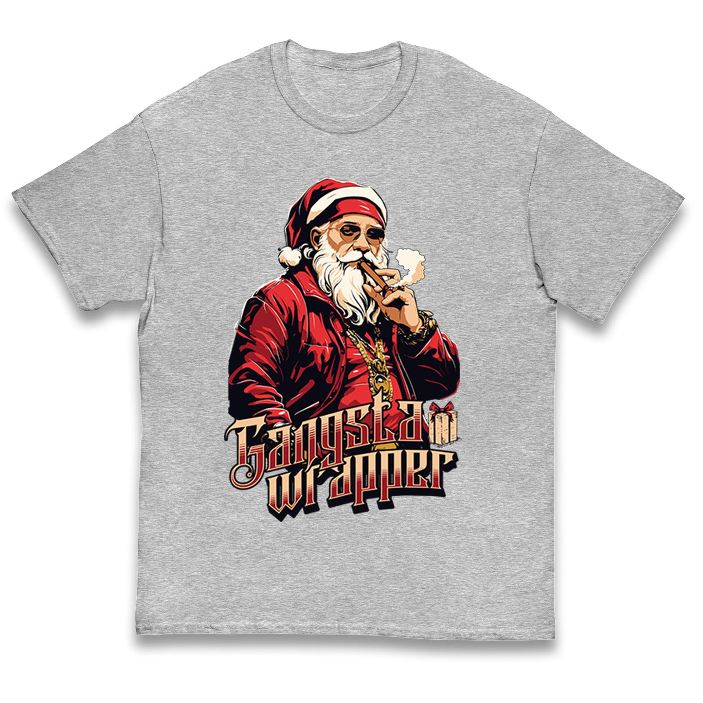 Santa Claus Gangster Kids T Shirt