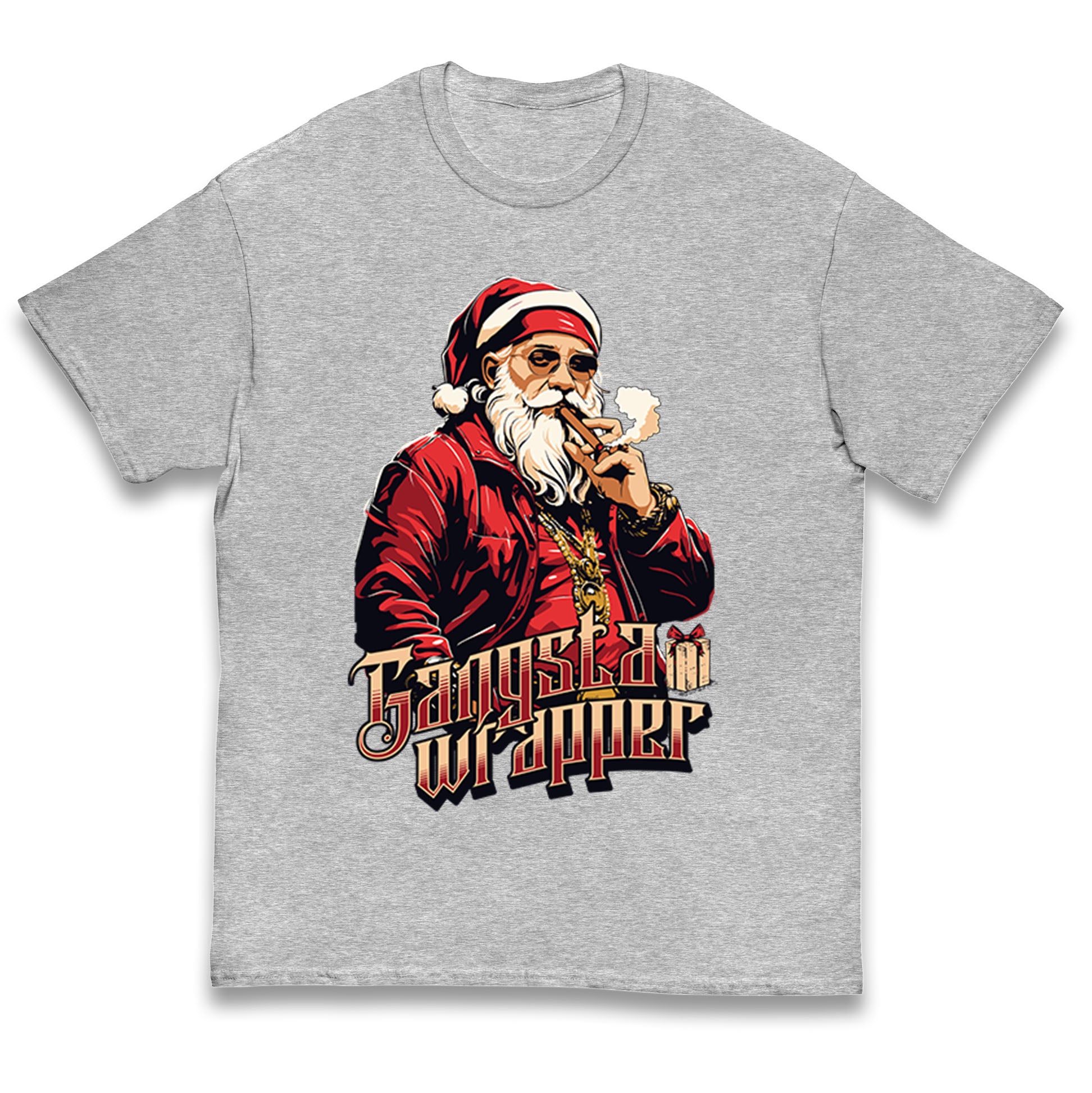 Santa Claus Gangster Kids T Shirt