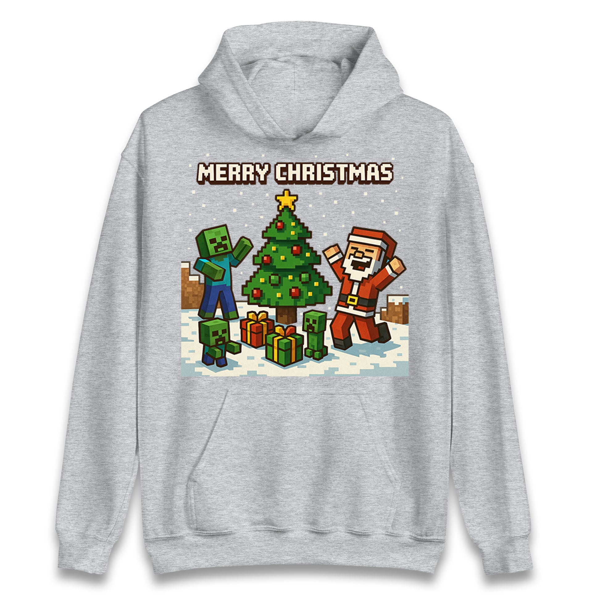 Minecraft Christmas Hoodie
