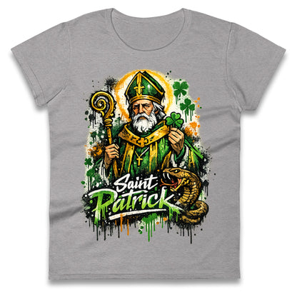 Saint Patrick Ireland Ladies T Shirt