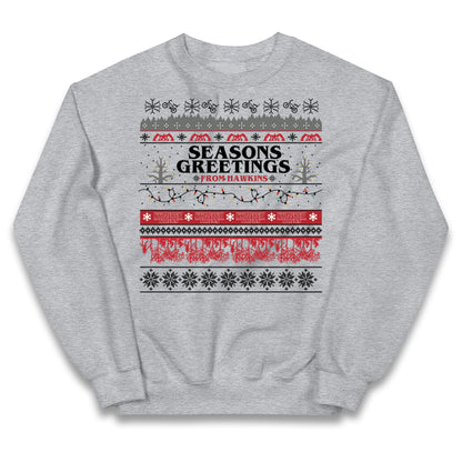 Stranger Things Trailer Kids Jumper