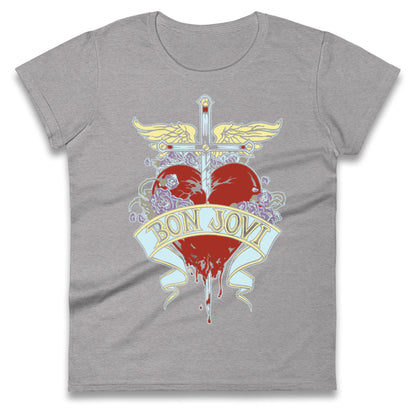 Bon Jovi Rock Band Ladies T Shirt