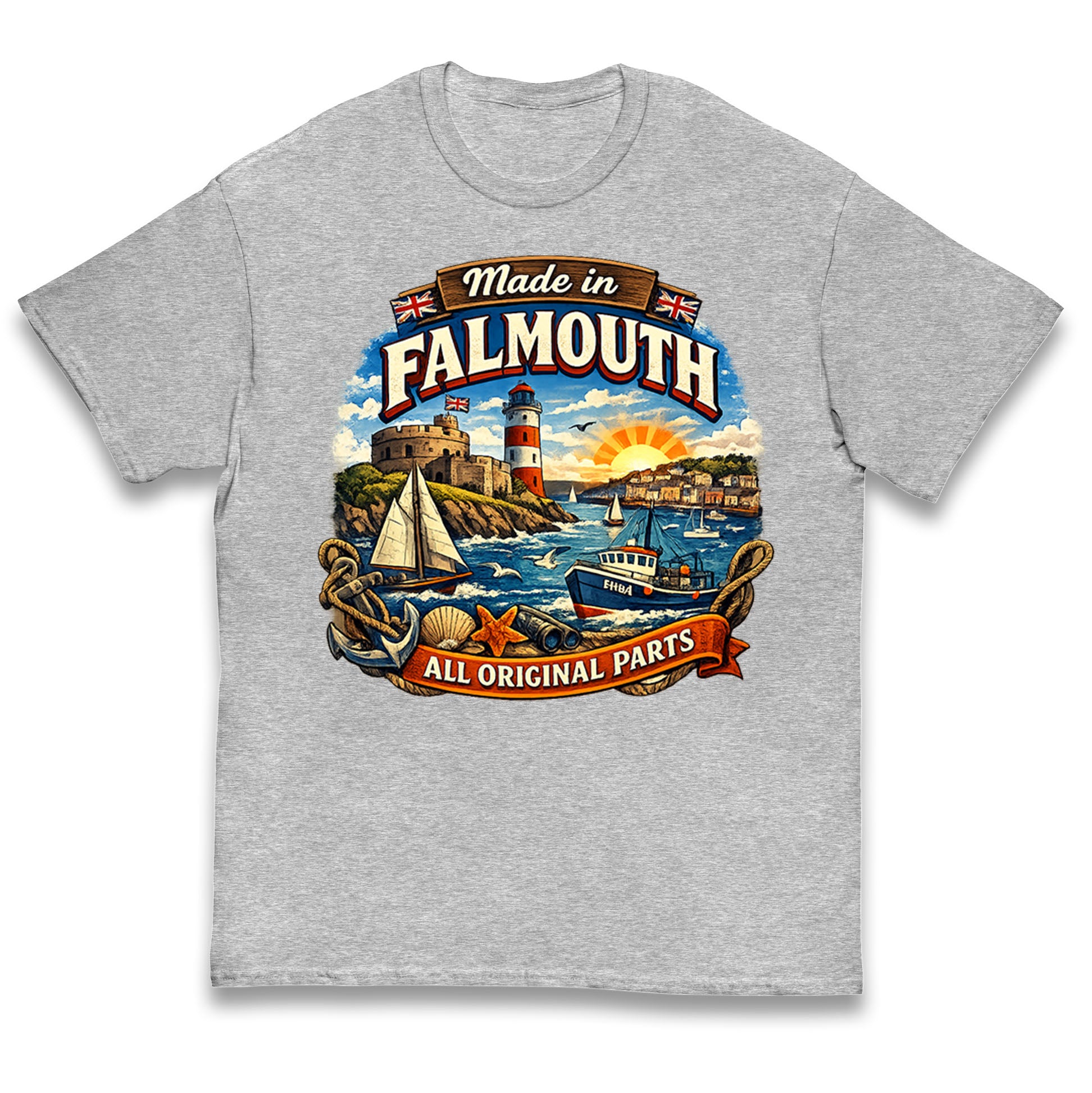 Made In Falmouth All Original Parts Kids T Shirt