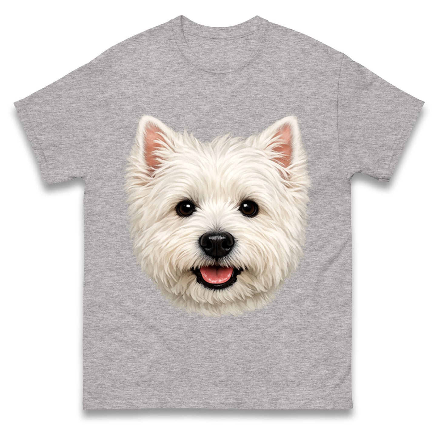 West Highland White Terrier Dog Face T Shirt
