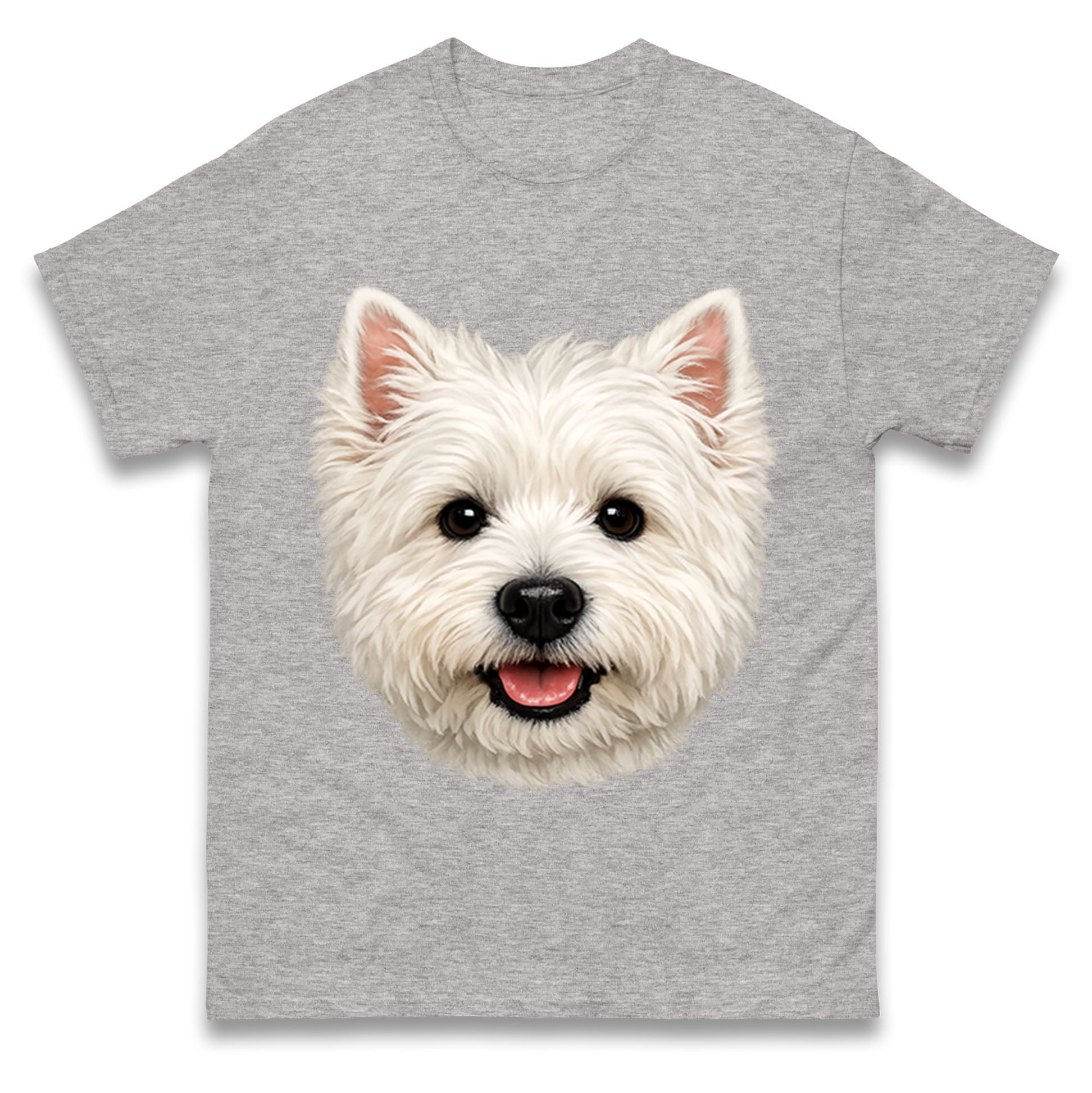 West Highland White Terrier Dog Face T Shirt