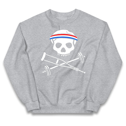 Johnny Knoxville Crutch Barbell and Bones Kids Jumper
