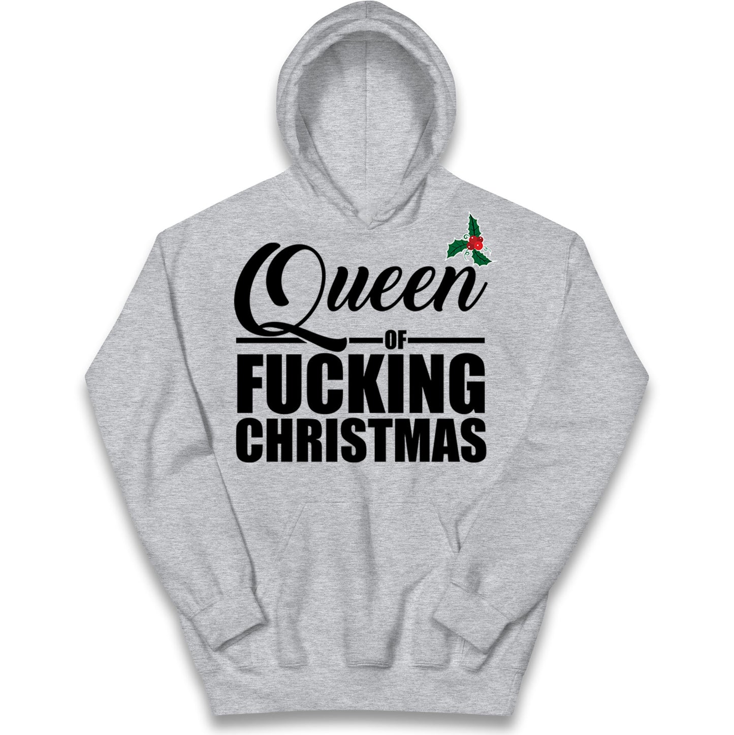 Nice Until Proven Naughty Kids Hoodie