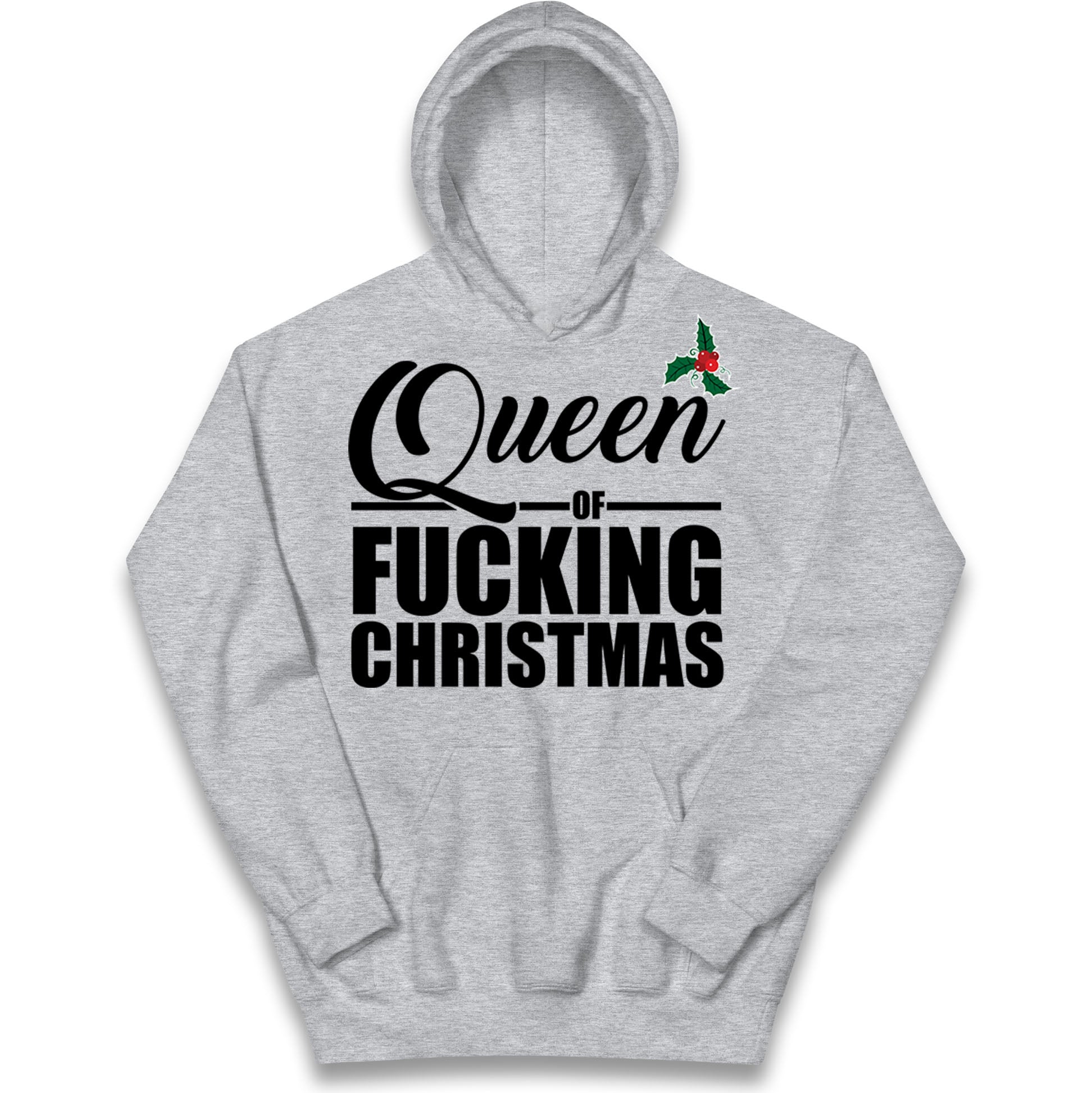 Nice Until Proven Naughty Kids Hoodie