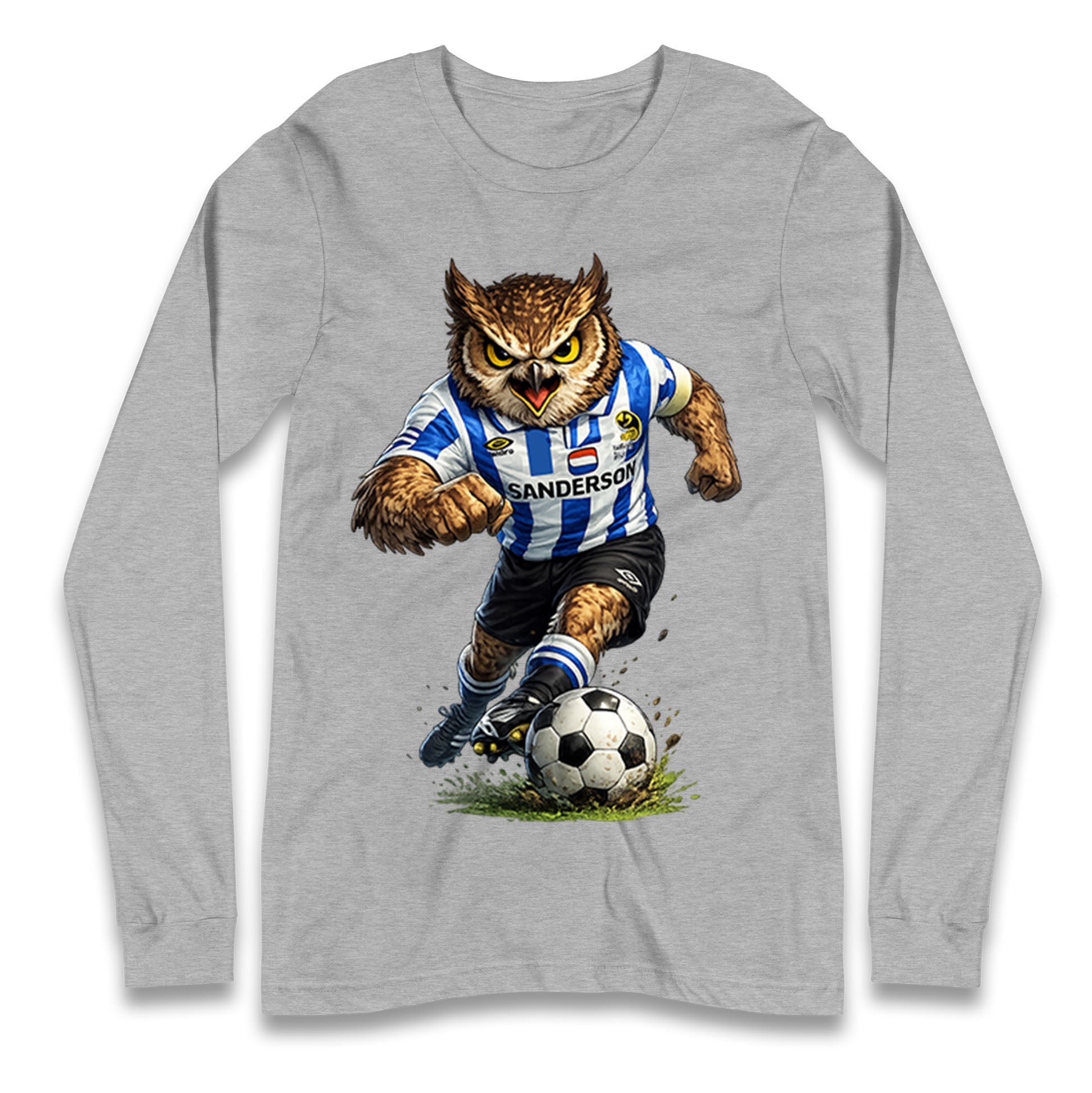 Classic Sheffield Wednesday Football Longsleeve T Shirt