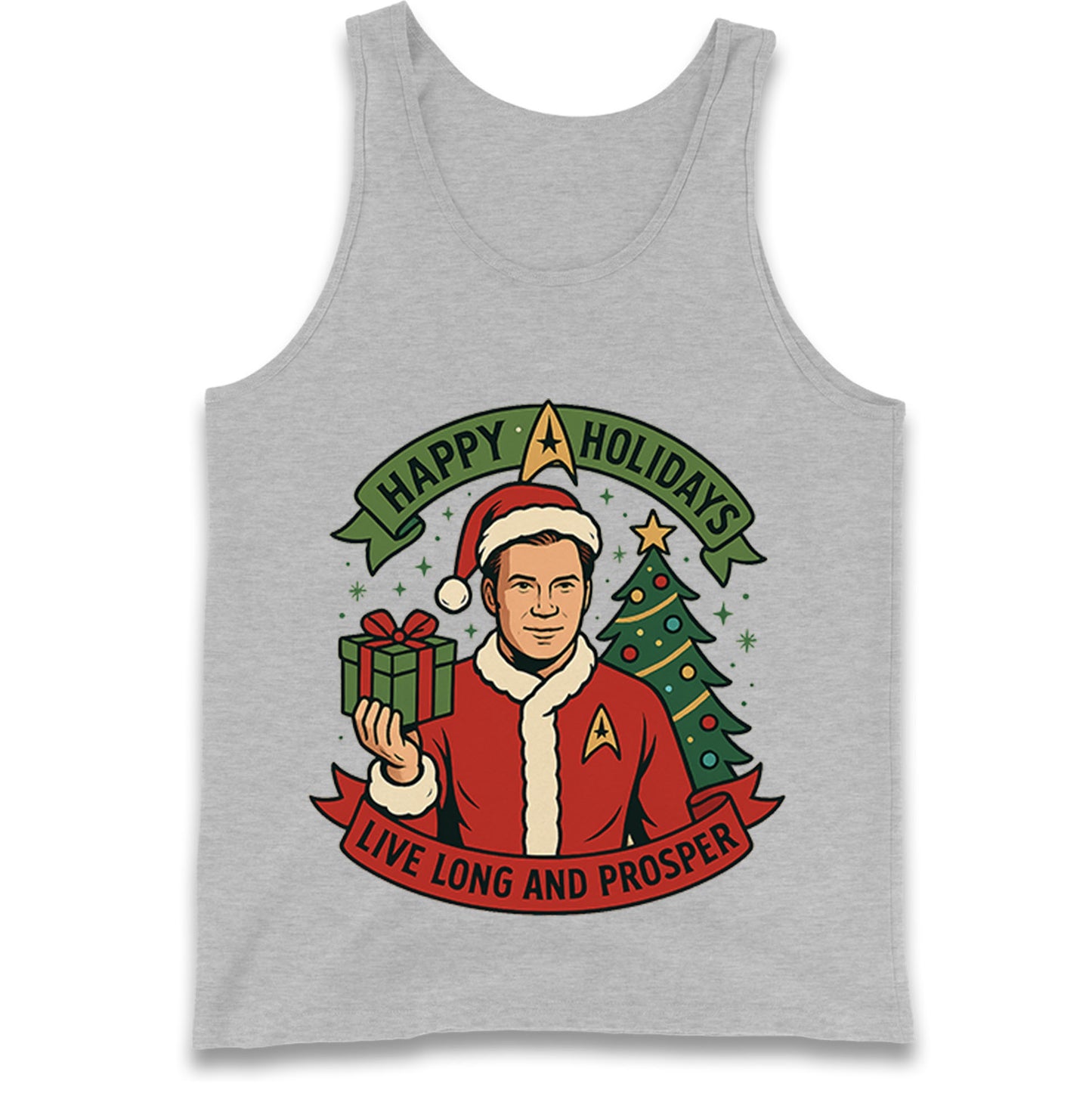Star Trek Christmas Tank Top
