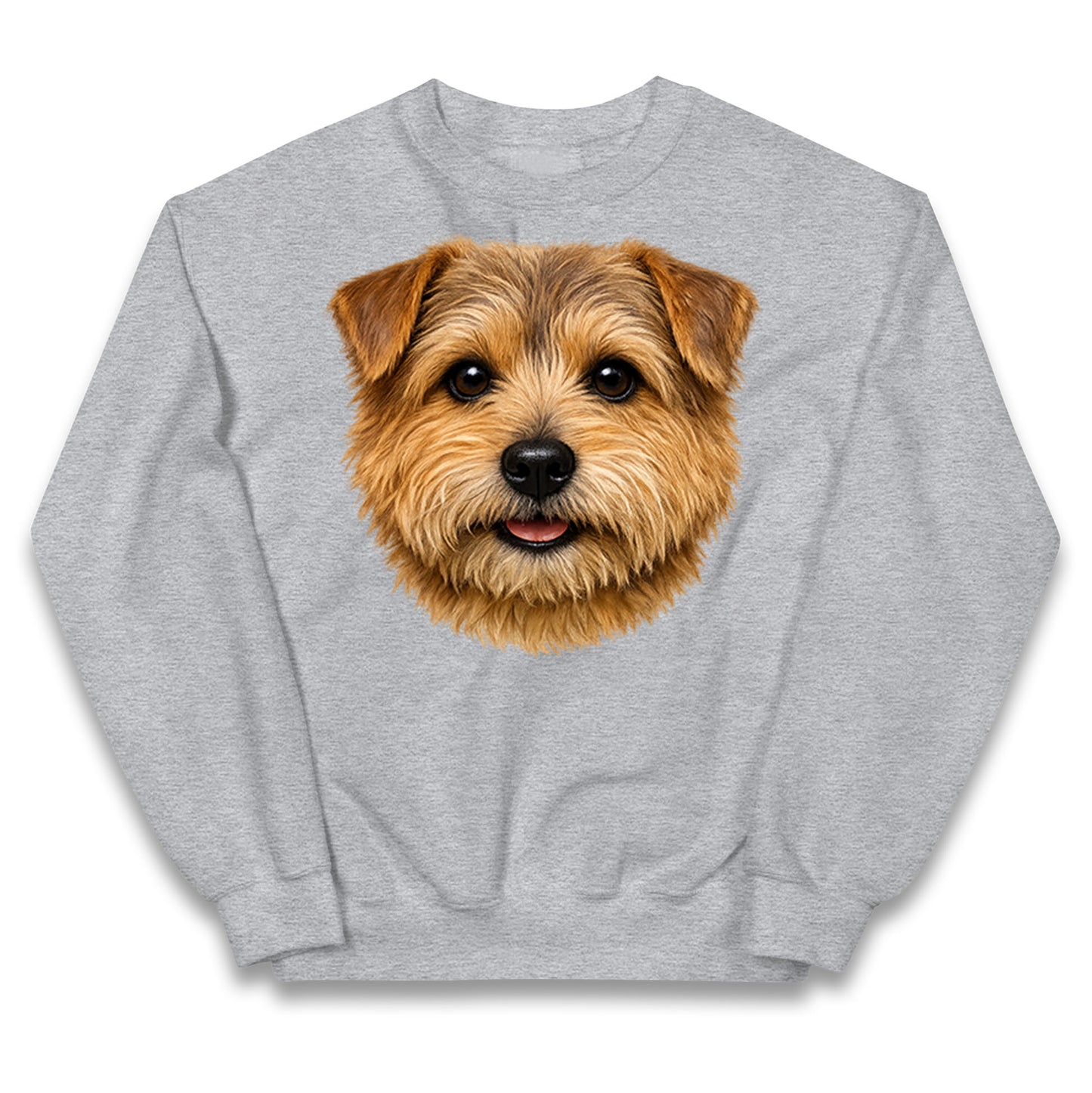 Norfolk Terrier Dog Face Kids Jumper 