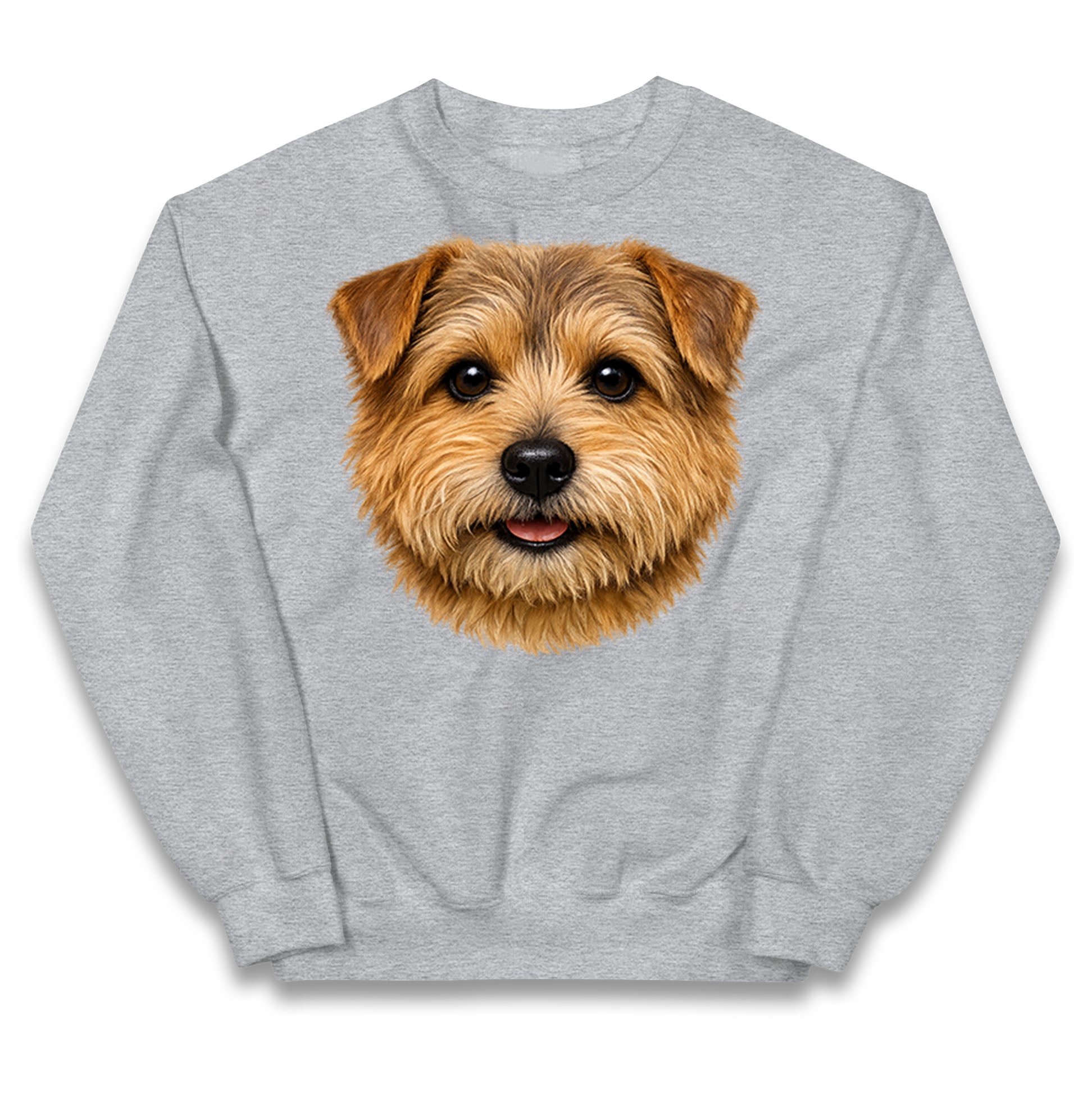 Norfolk Terrier Dog Face Kids Jumper 