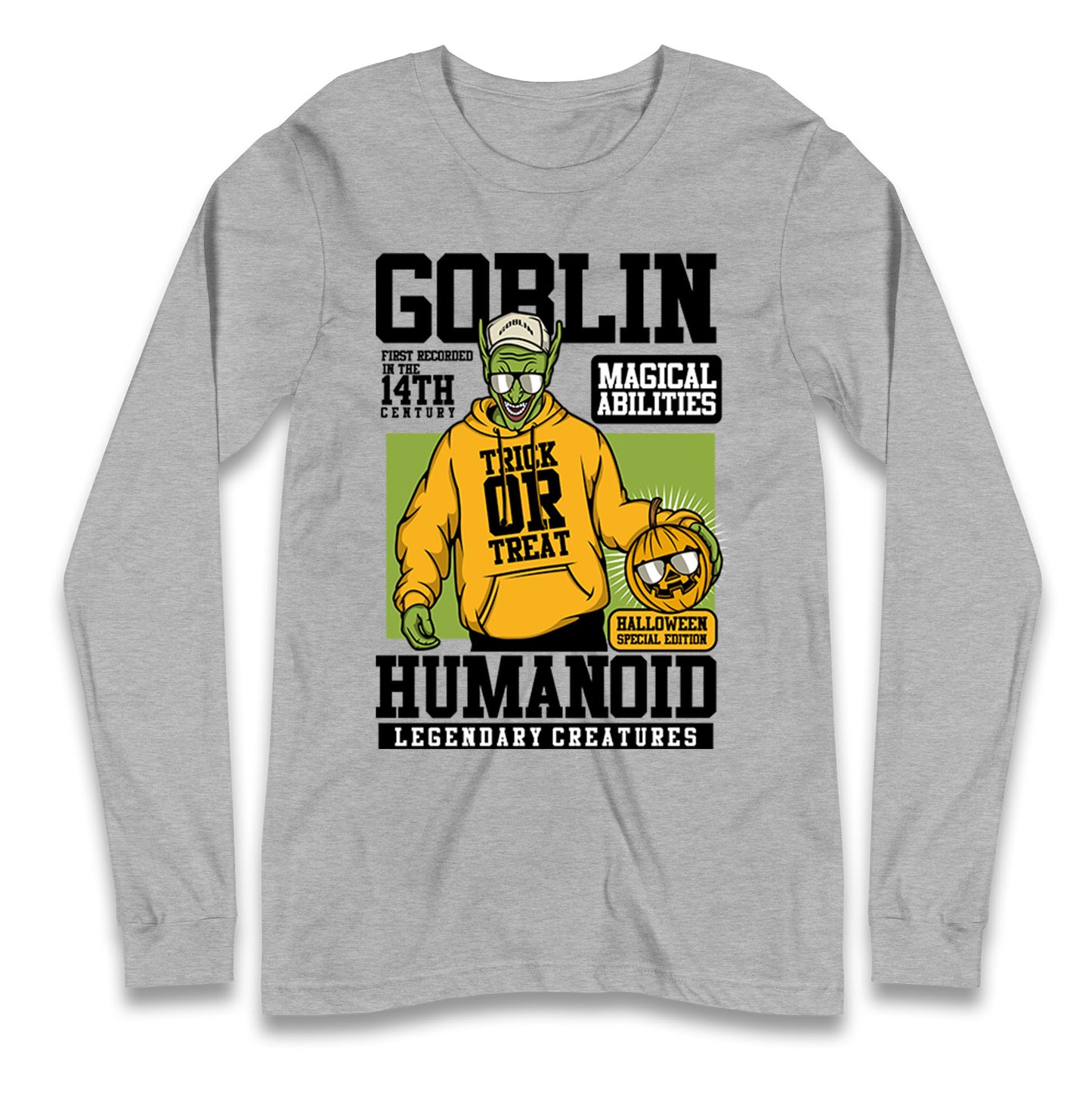 Goblin Trick Or Treat Long Sleeve Shirt
