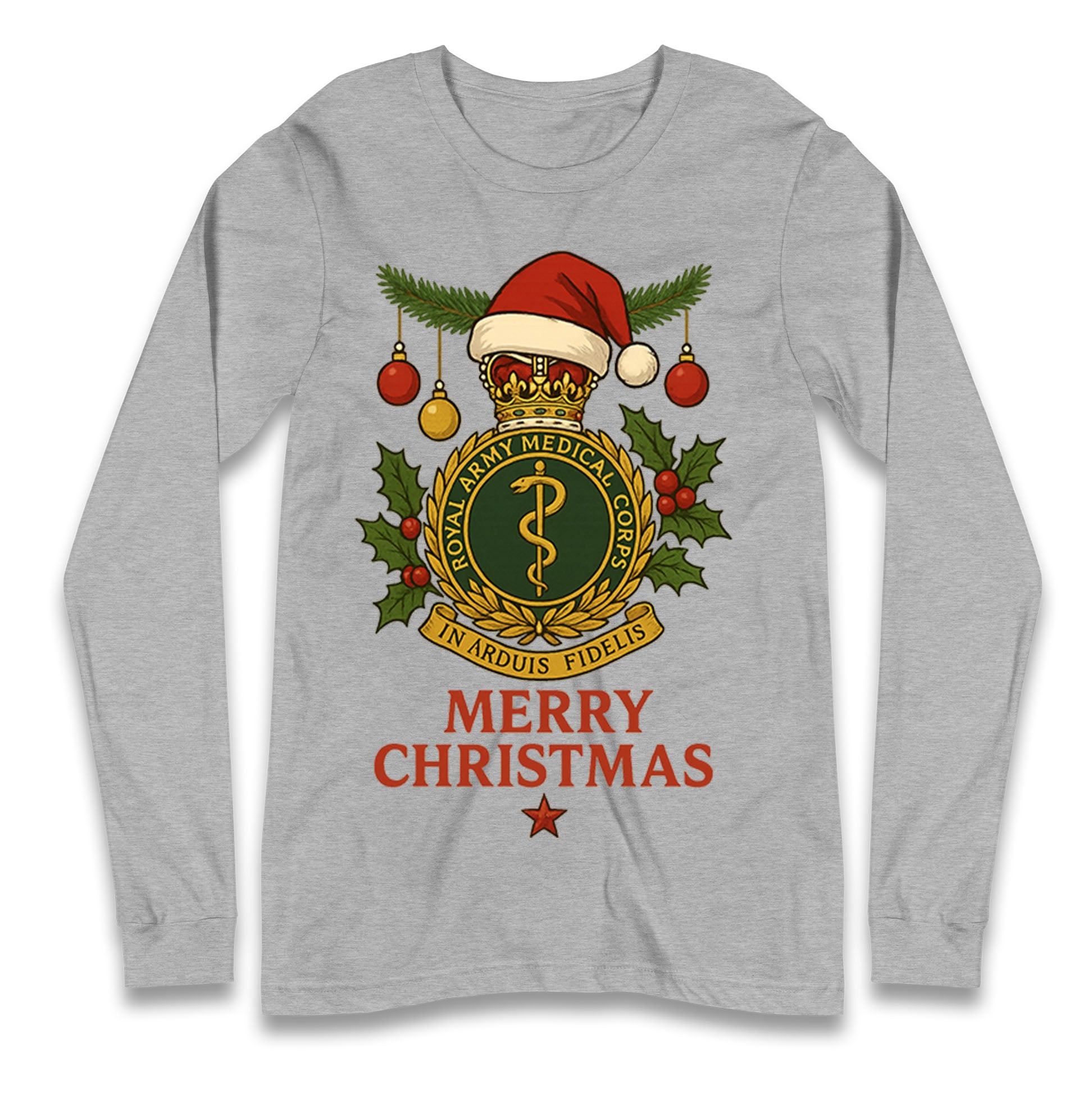 Royal Army Medical Corps Christmas Longsleeve T Shirt