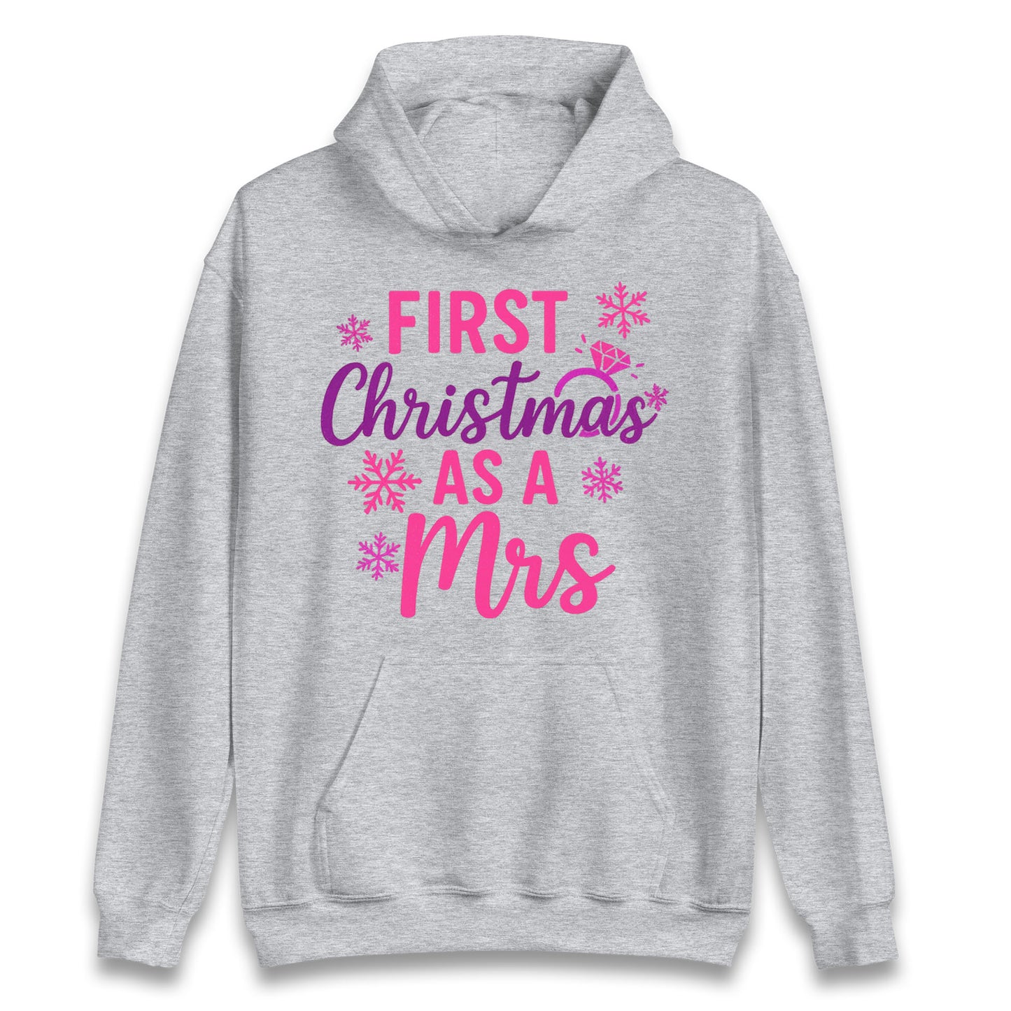 First Christmas As A Mrs Hoodie