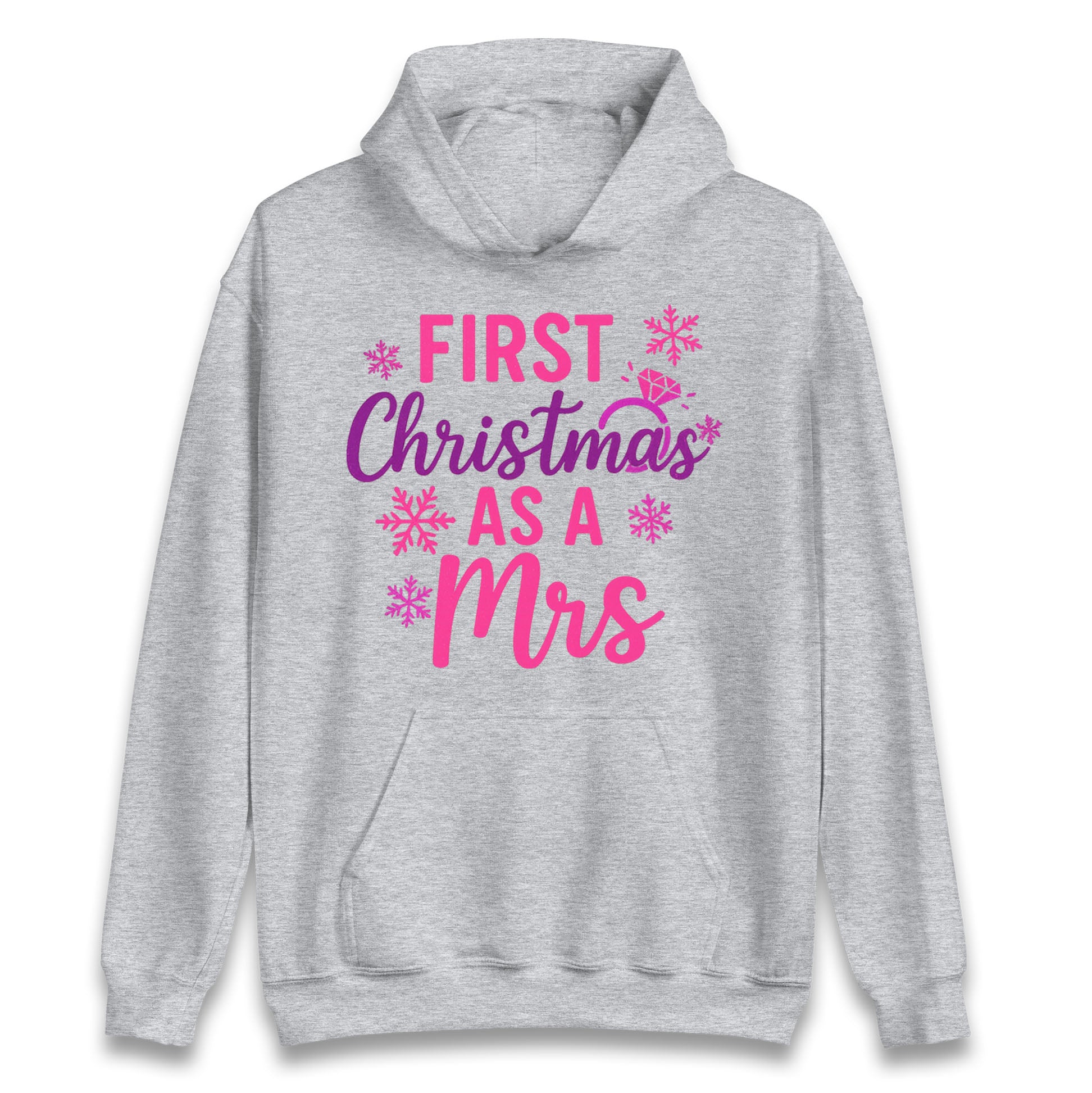 First Christmas As A Mrs Hoodie