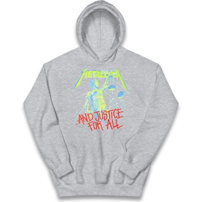 Metallica And Justice For All Kids Hoodie