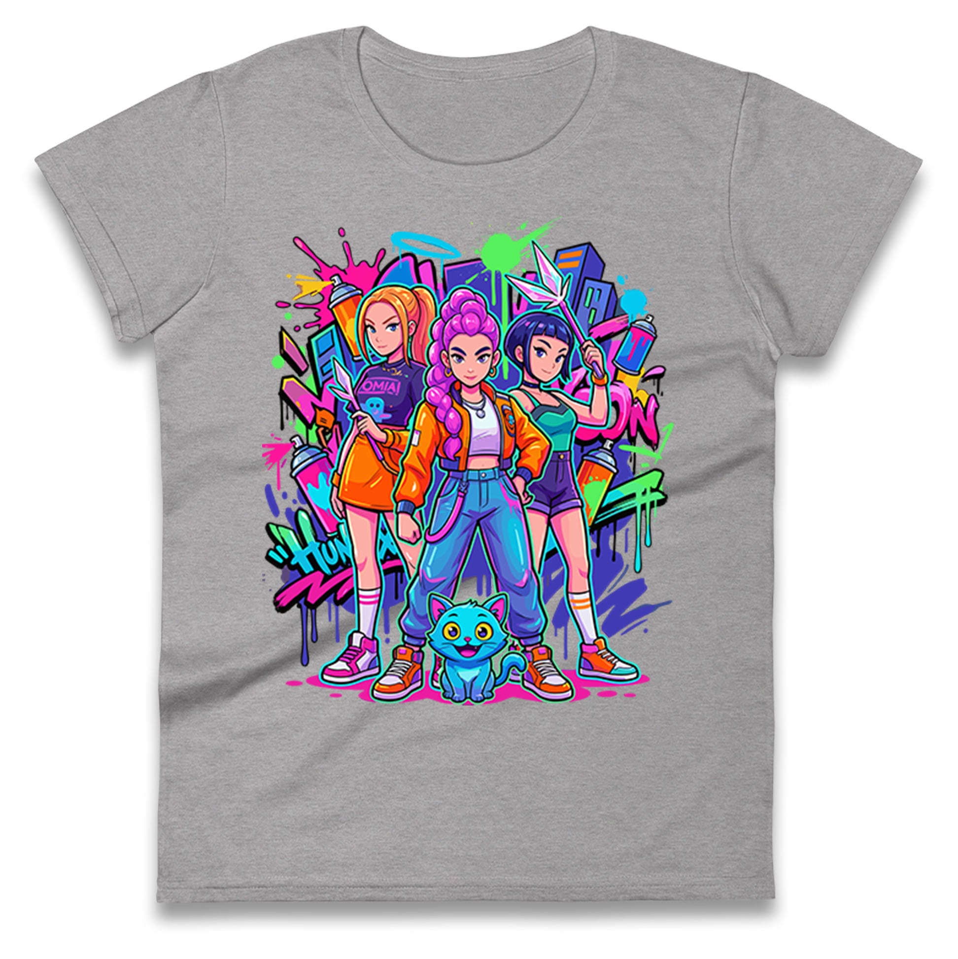 Demon Hunters Ladies T Shirt 