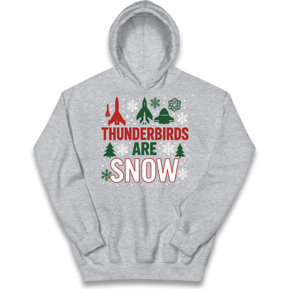 Thunderbirds Christmas Kids Hoodie