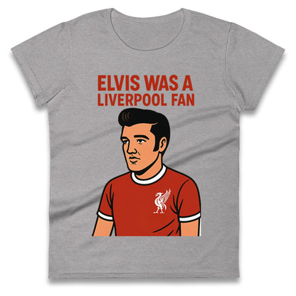 Elvis Presley Liverpool Football Ladies T Shirt 
