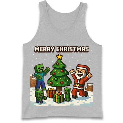 Minecraft Christmas Tank Top