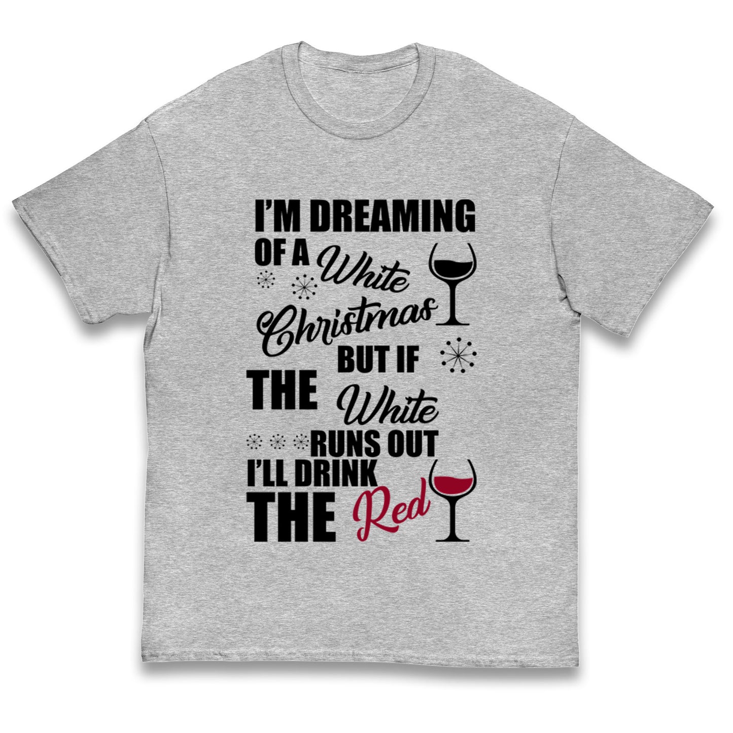 Wine Christmas Kids T Shirt