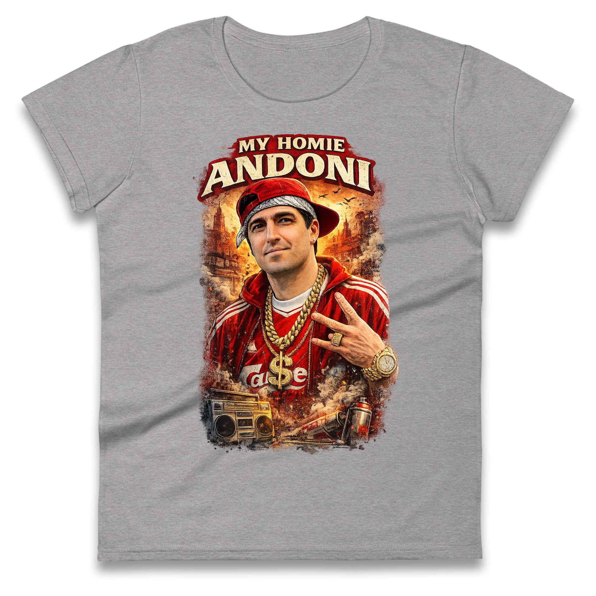 My Homie Andoni Iraola Liverpool Football Ladies T Shirt