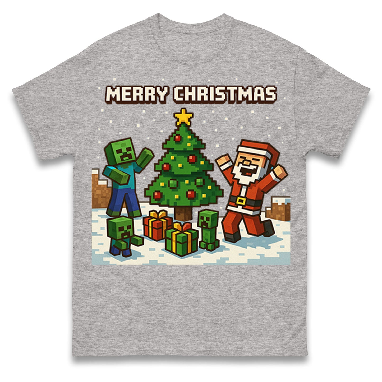 Minecraft Christmas T Shirt