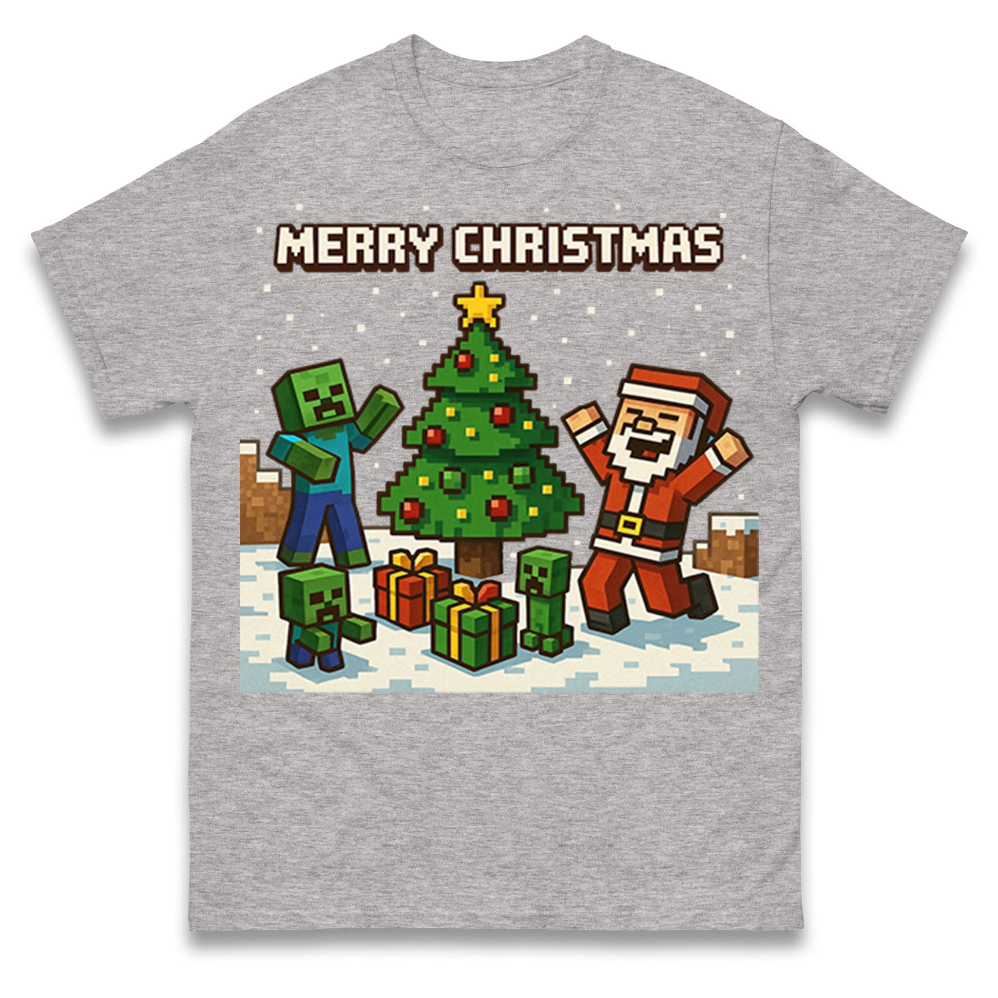 Minecraft Christmas T Shirt