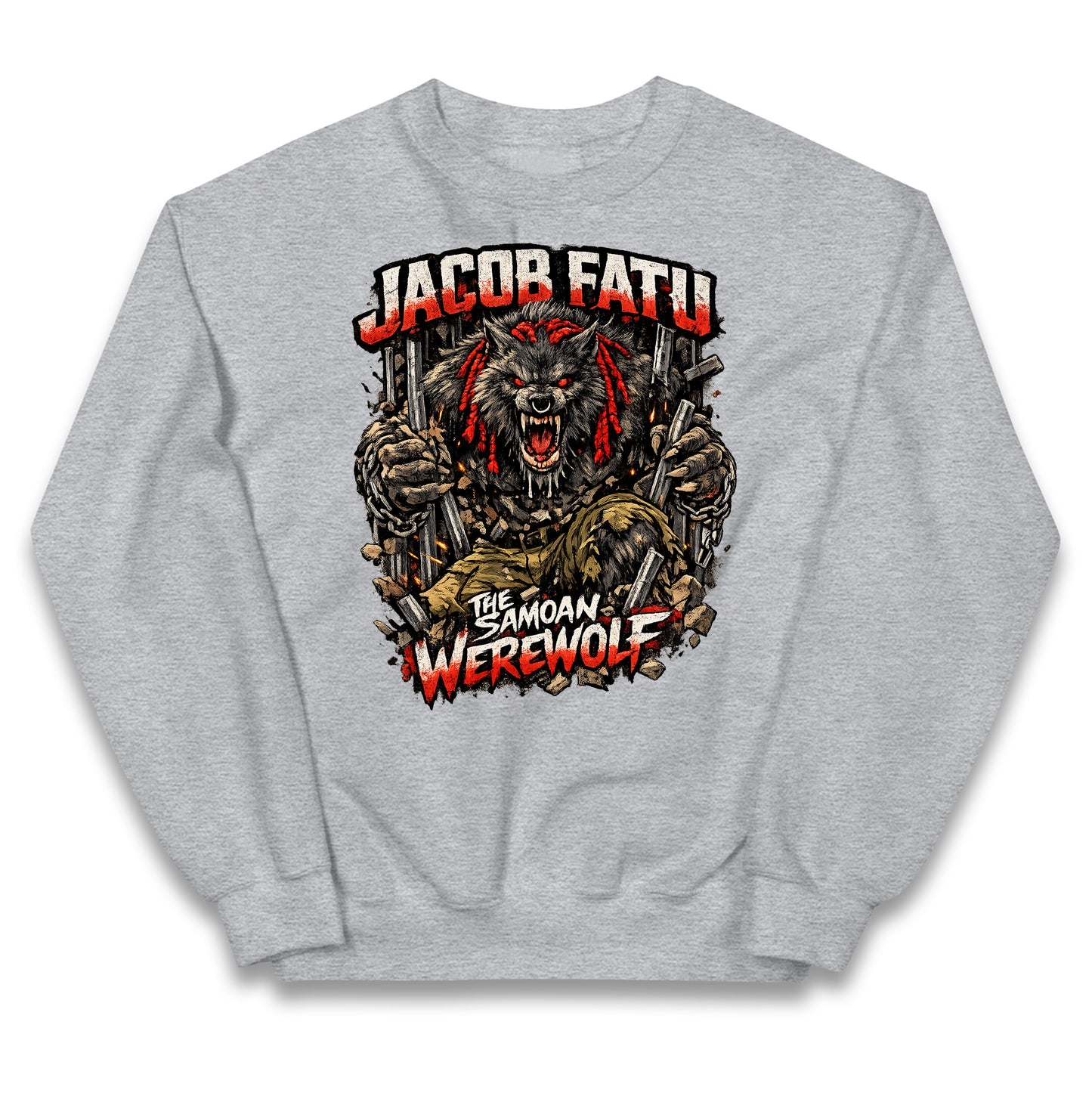 Jacob Fatu The Samoan Werewolf Kids Jumper