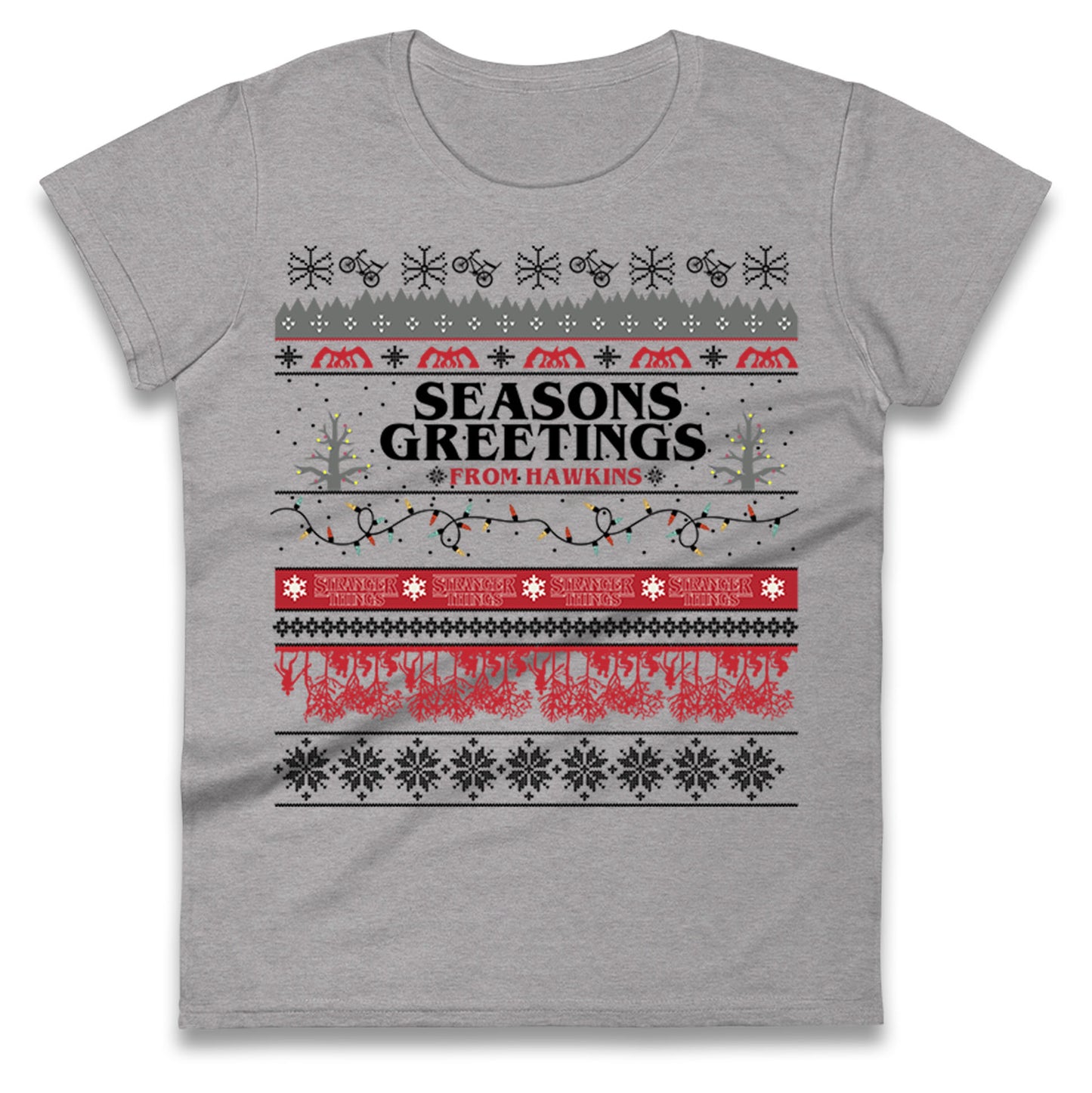 Stranger Things Trailer Ladies T Shirt