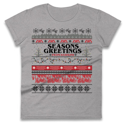 Stranger Things Trailer Ladies T Shirt