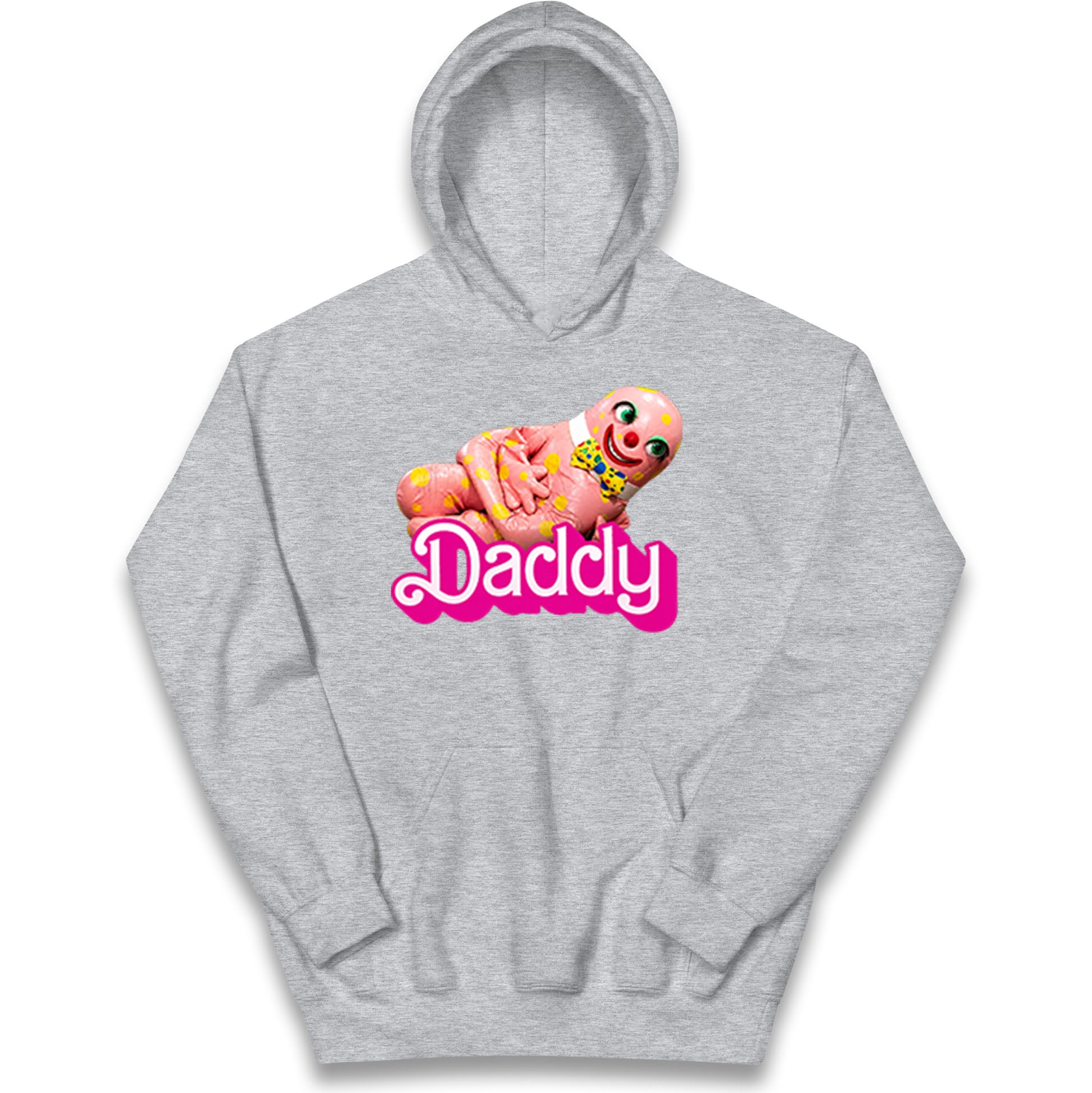 Funny Mr Blobby Daddy 90s Retro Kids Hoodie