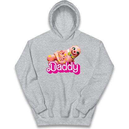Funny Mr Blobby Daddy 90s Retro Kids Hoodie
