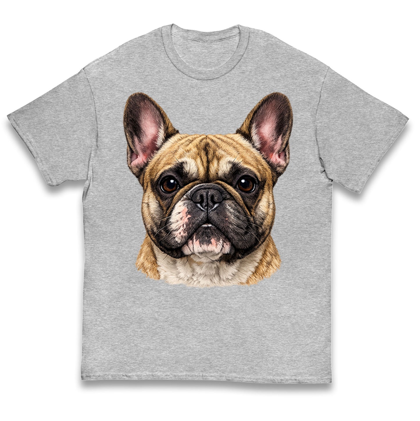 French Bulldog Face Kids T Shirt