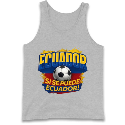 Ecuador Retro World Cup Tank Top