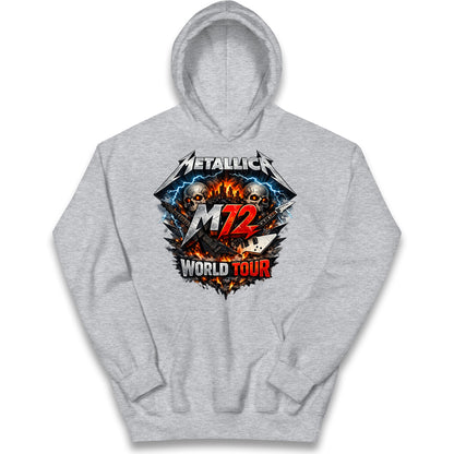 Metallica M72 World Tour Kids Hoodie
