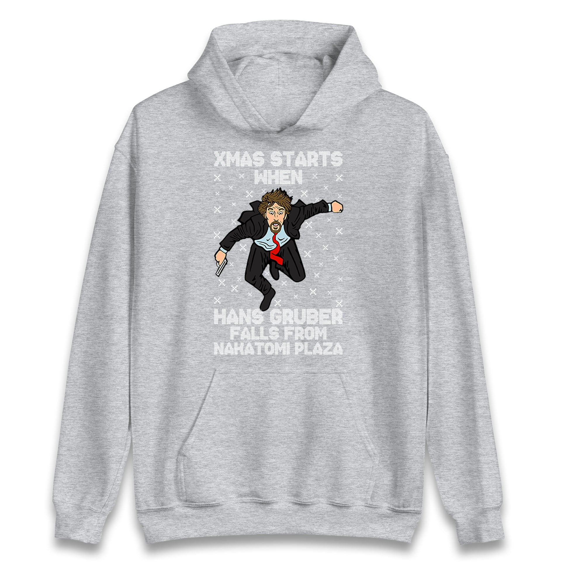 hans gruber falling hoodie