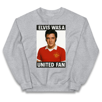 Elvis Presley Mnchester United Kids Jumper