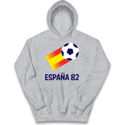 Spain 82 Naranjito Kids Hoodie