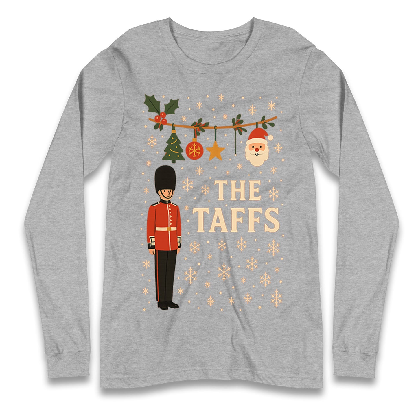 The Taffs Welsh Guards Christmas Long Sleeve Shirt