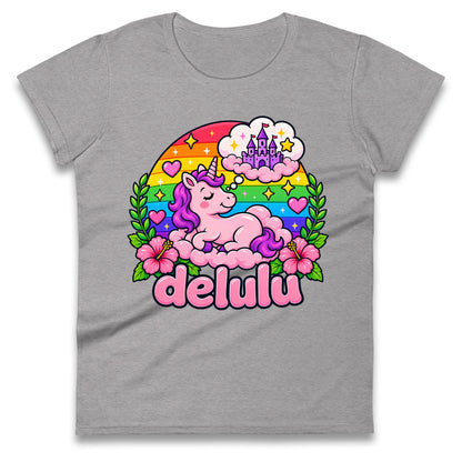 Delulu Unicorn Ladies Tee