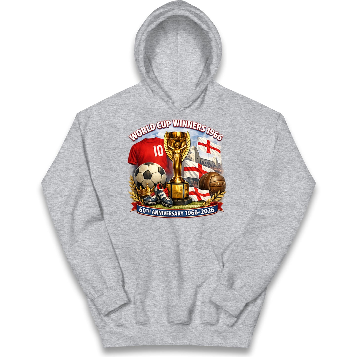 England World Cup 60th Anniversary Kids Hoodie