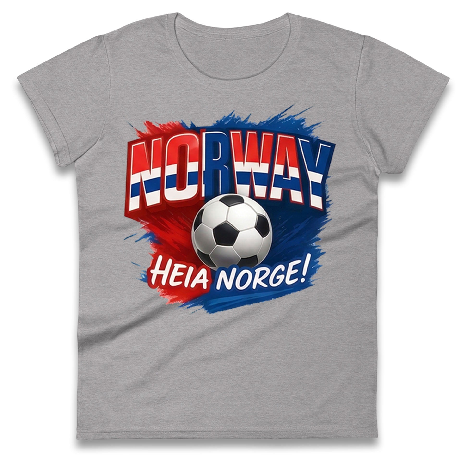 Norway Retro World Cup Ladies T Shirt