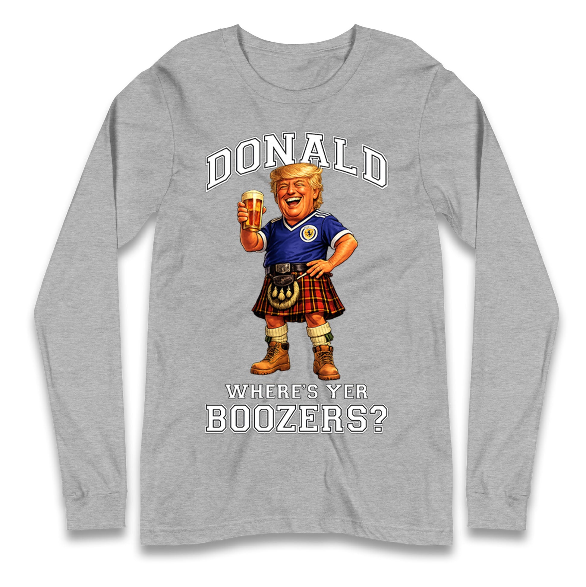 Donald Trump Scotland World Cup Longsleeve T Shirt 