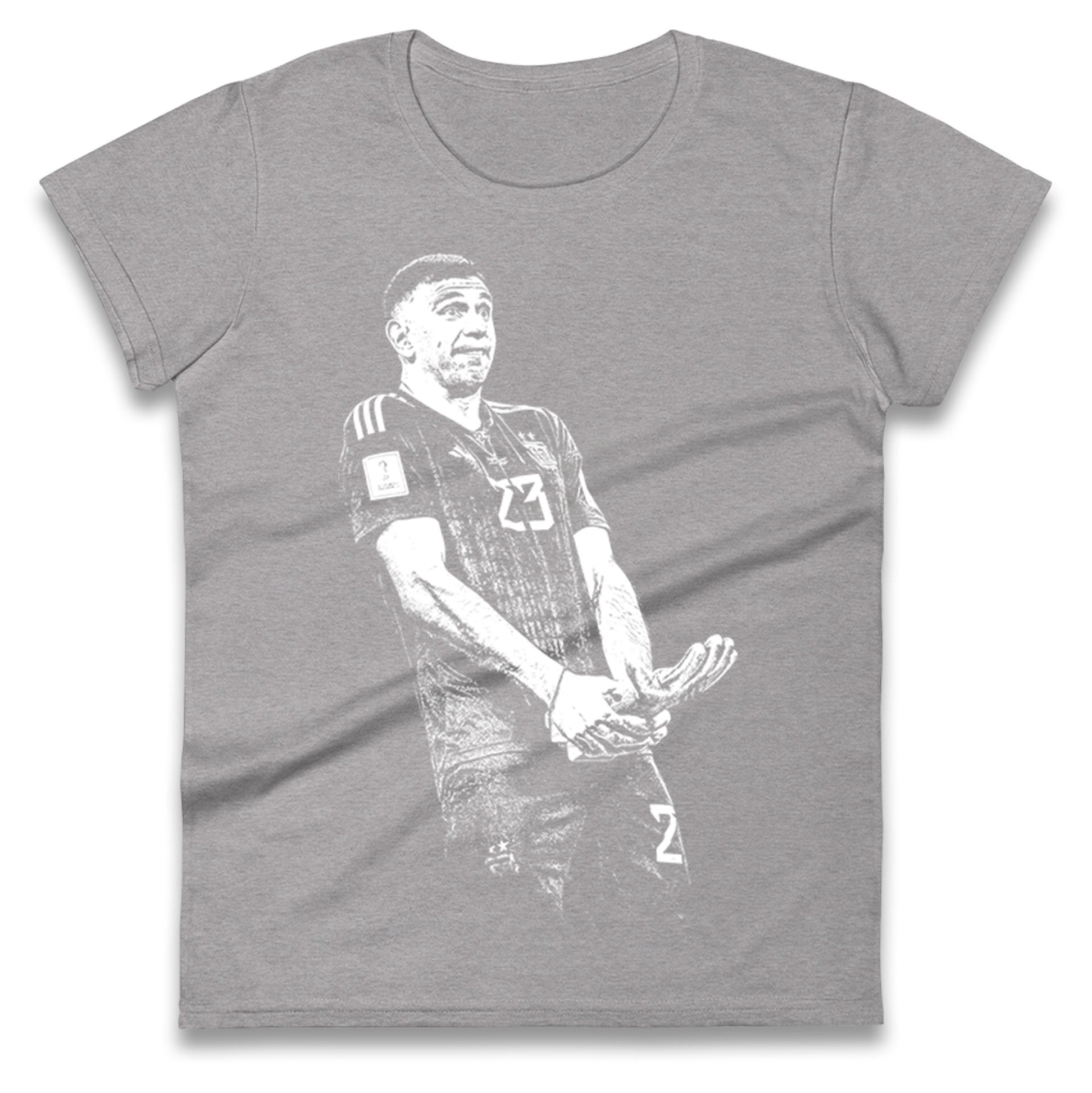 Emiliano Martinez Argentina Ladies T Shirt
